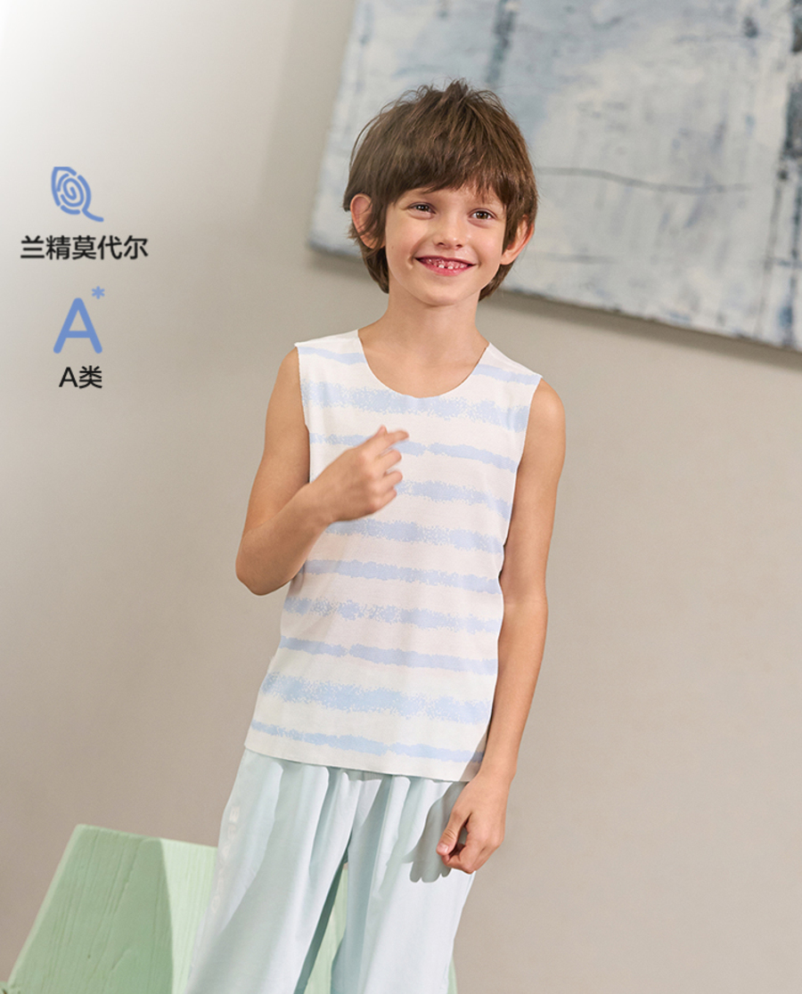 爱慕儿童清爽之夏男孩背心ak211e162【行情 报价 价格 评测】-aimer爱