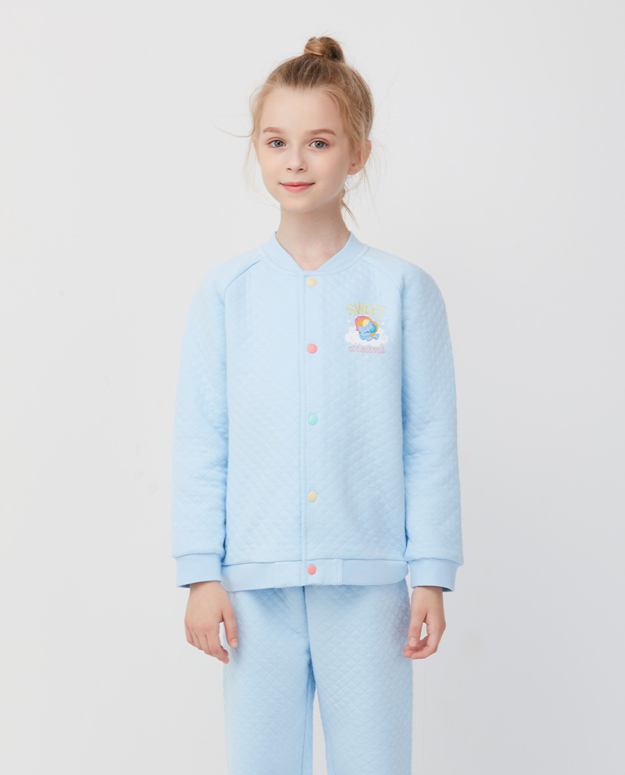 爱慕儿童小马宝莉彩虹云宝女孩开衫长袖家居ak1416641