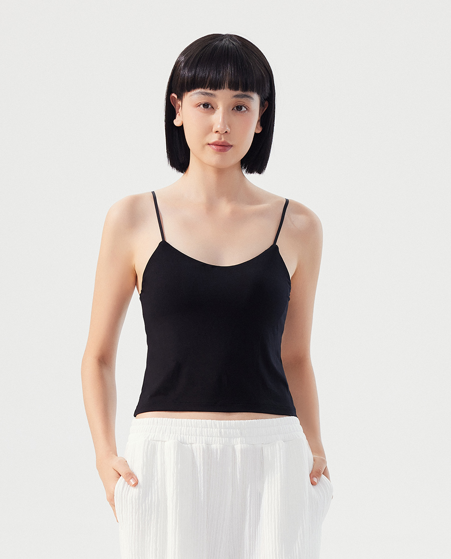 huxi乎兮 莫代尔带杯bra-in打底背心 hx722404【行情 报价 价格 评测